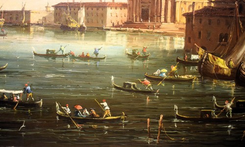 Venice, Panorama of the Grand Canal, Jose Martorell Puidomenech (1800-1900) - 